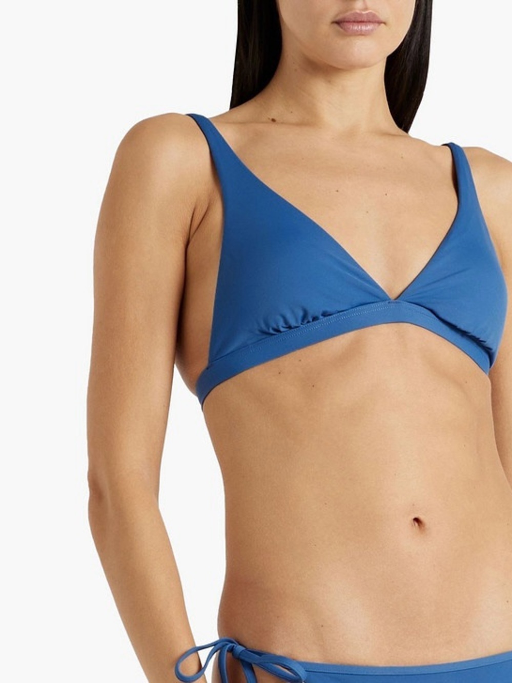 NWT Seafolly ‘Triangle Bikini Top’ in Blue UK Size 14 = US Size 10